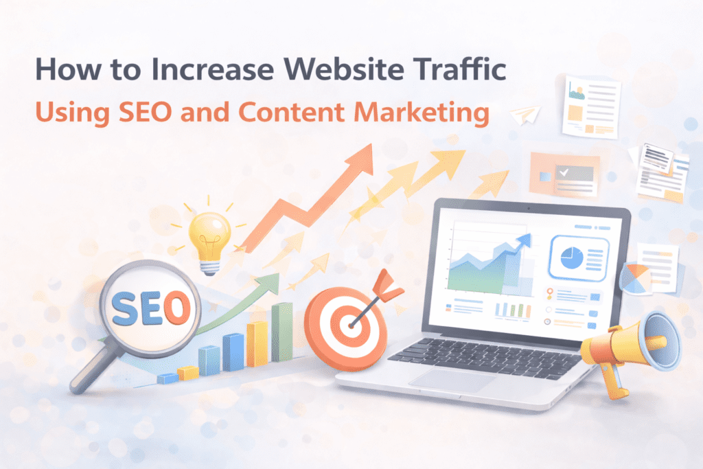 How to Increase Website Traffic Using SEO and Content Marketing